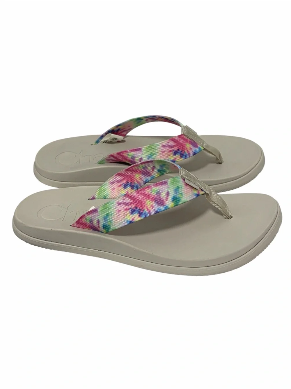 Chaco Chillos Tie Dye Women’s Flip Flops - Look New - Size 9